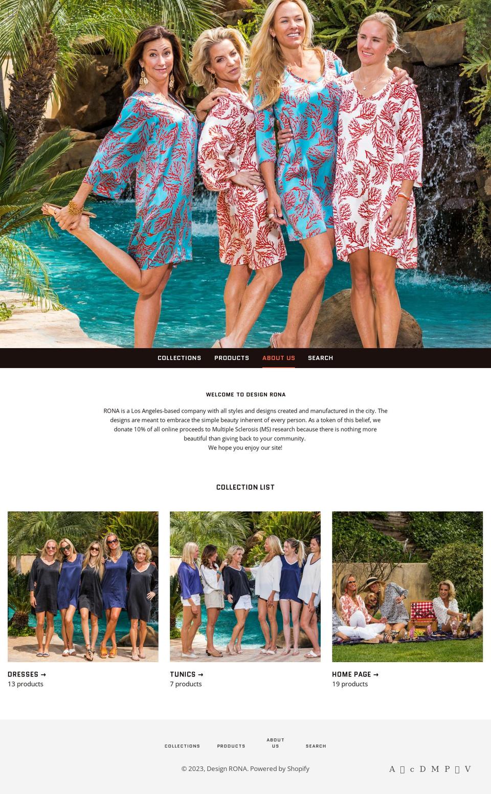 designrona.com — Shopify storefront screenshot