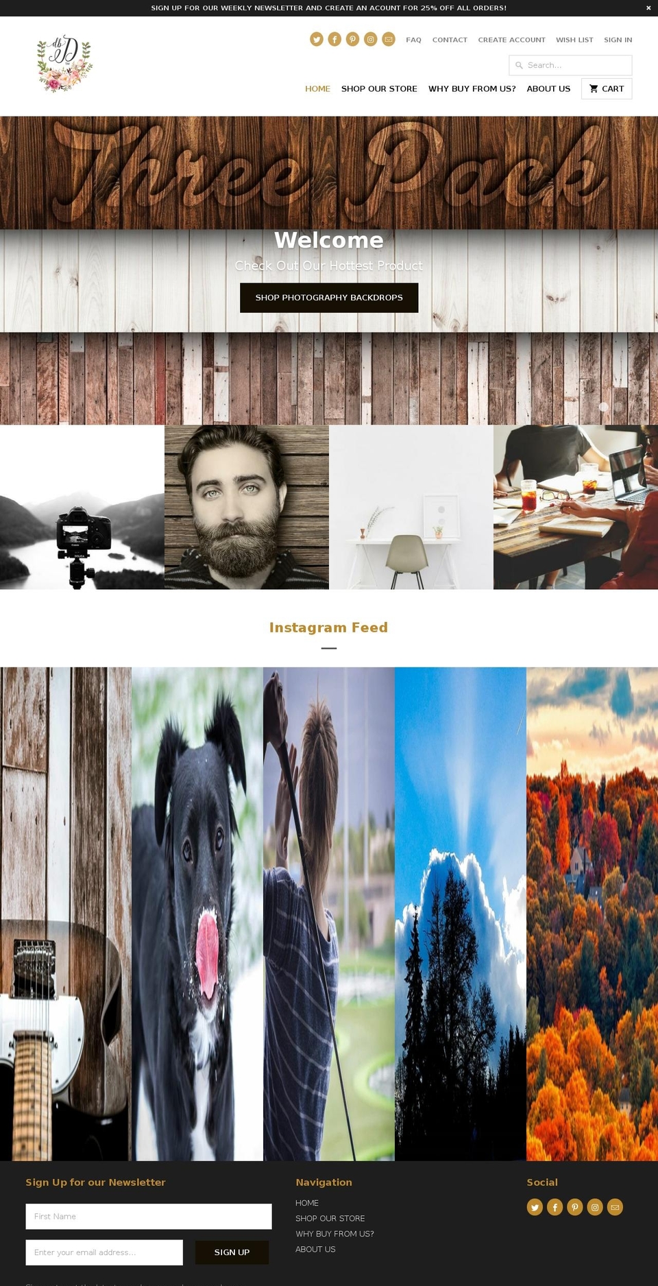 designsbydevin.com — Shopify storefront screenshot