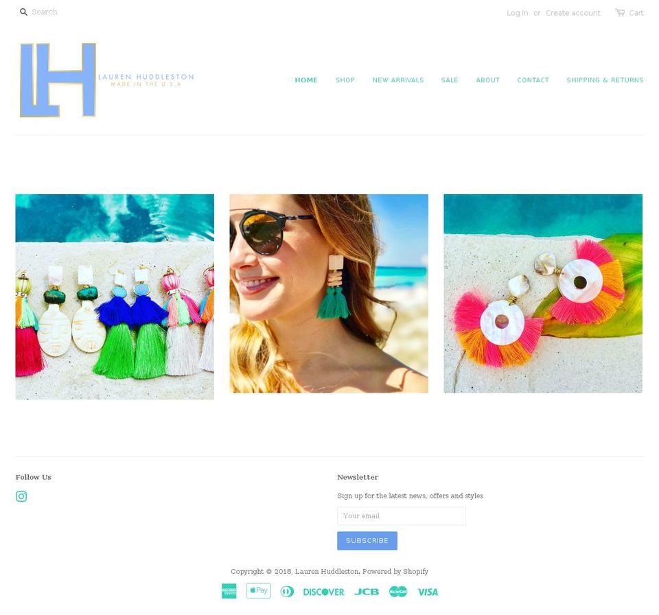 designsbyhud.com — Shopify storefront screenshot