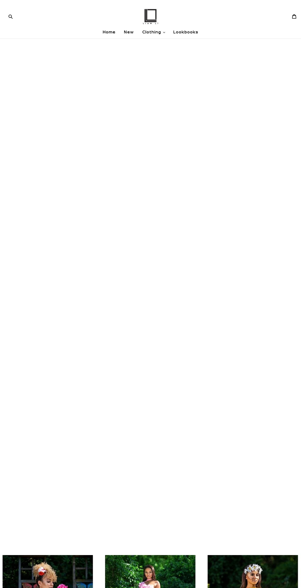 designsbyliamli.com shopify website screenshot