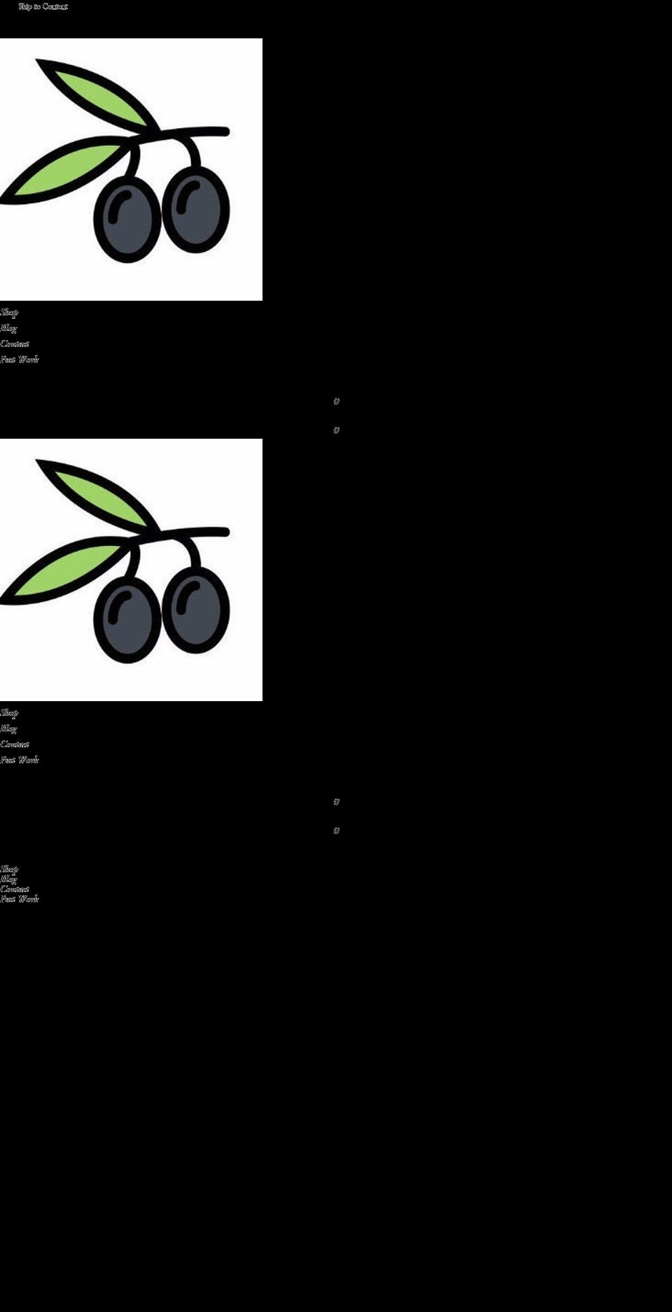 designsbyolyve.com — Shopify storefront screenshot