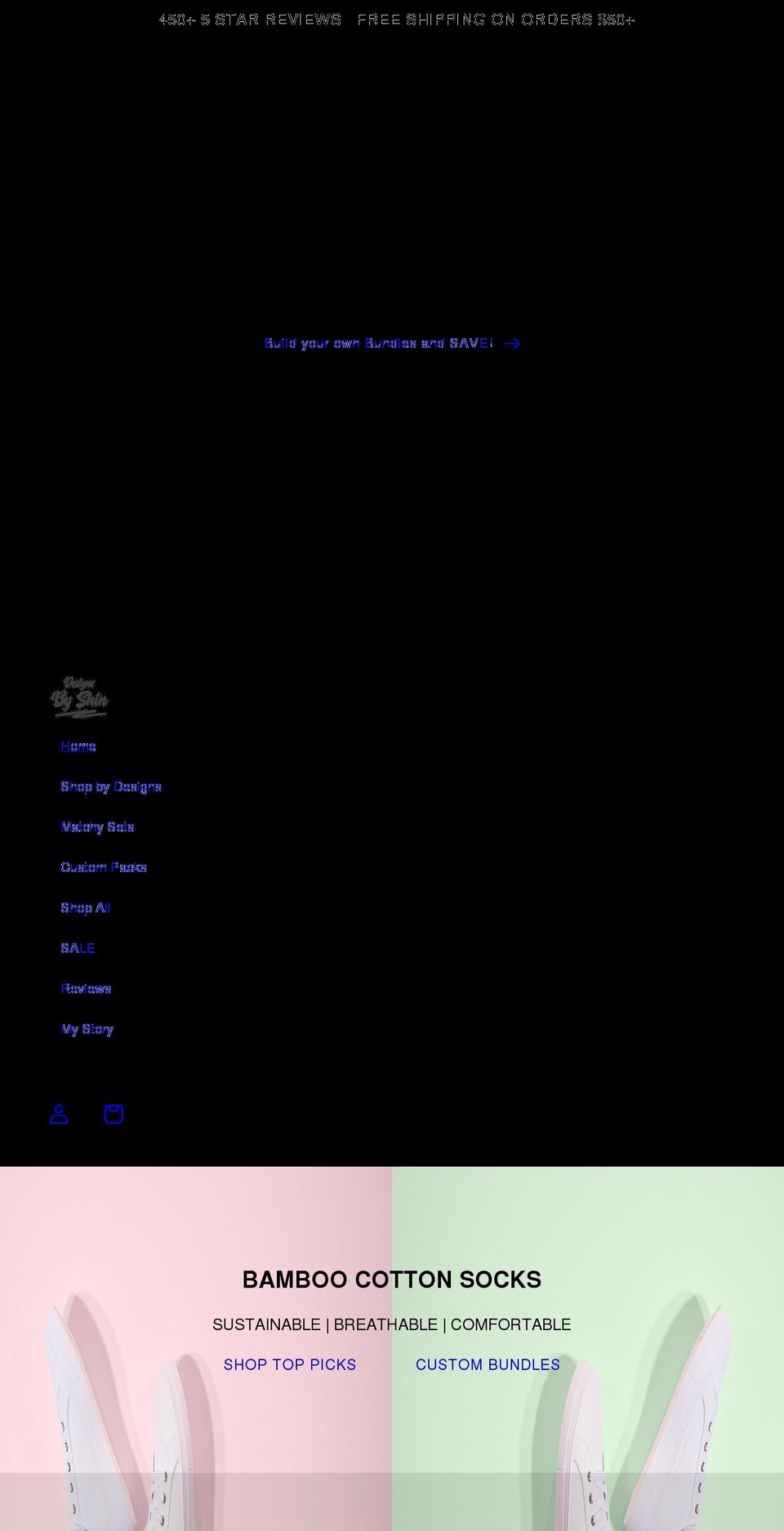 designsbyshin.com shopify website screenshot