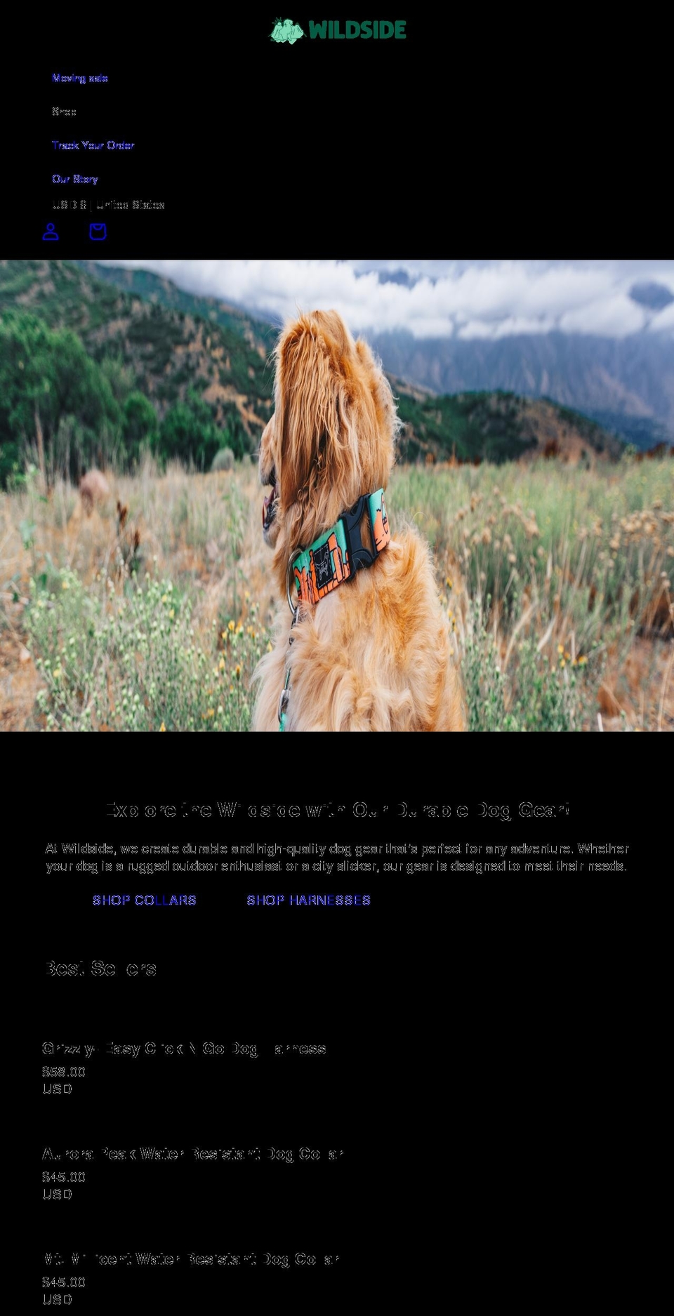 designsbywildside.com shopify website screenshot