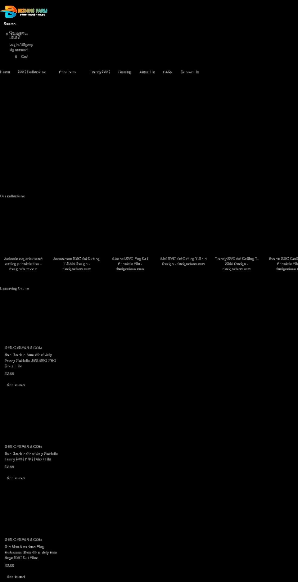 designsfarm.com shopify website screenshot