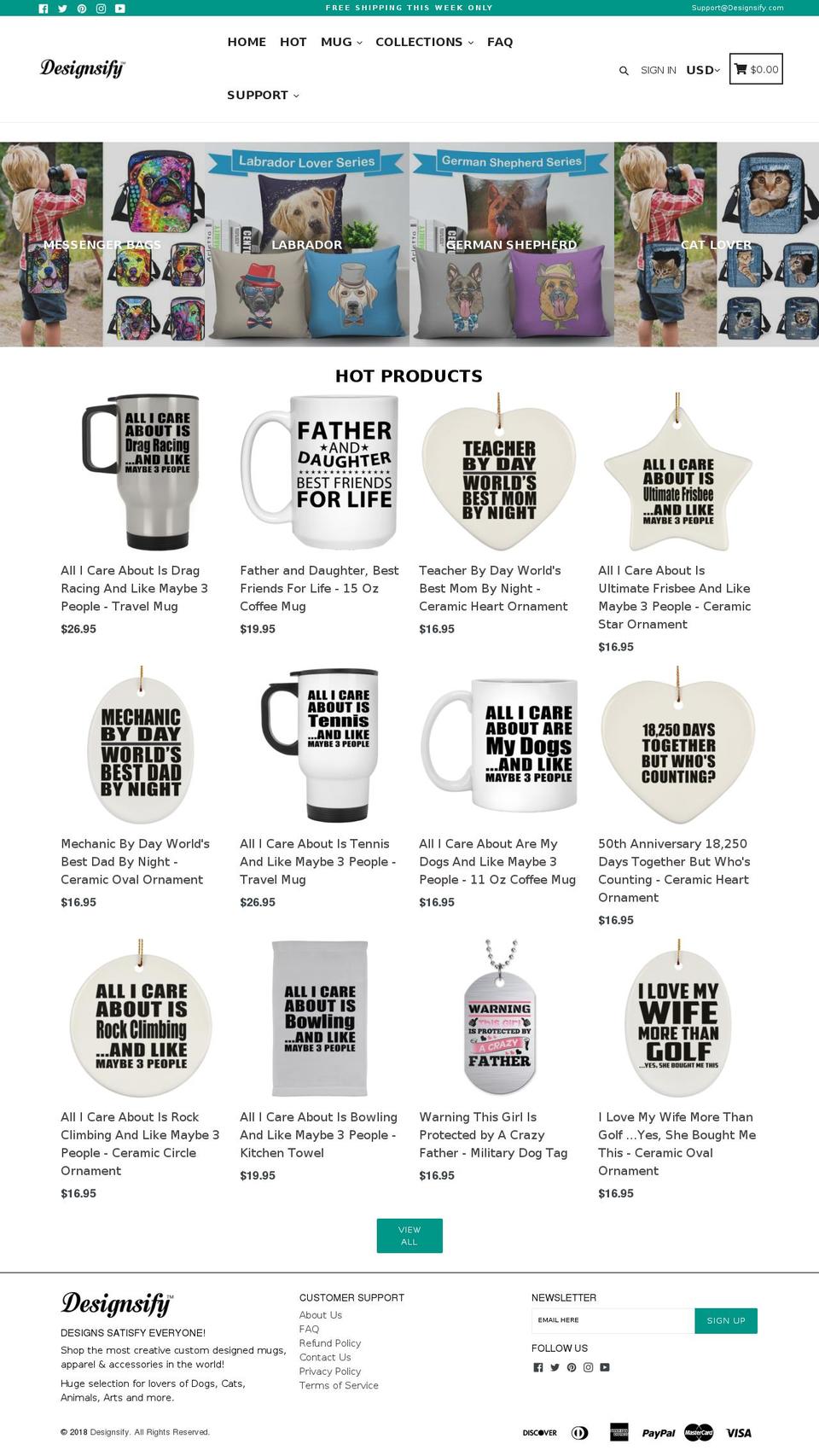 designsify.com shopify website screenshot