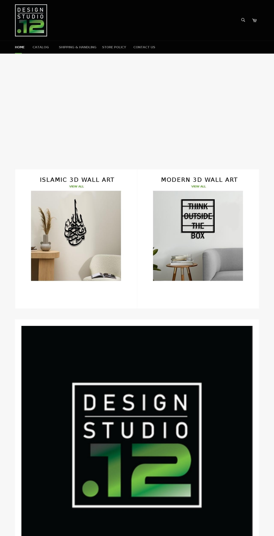 designstudio12.com shopify website screenshot