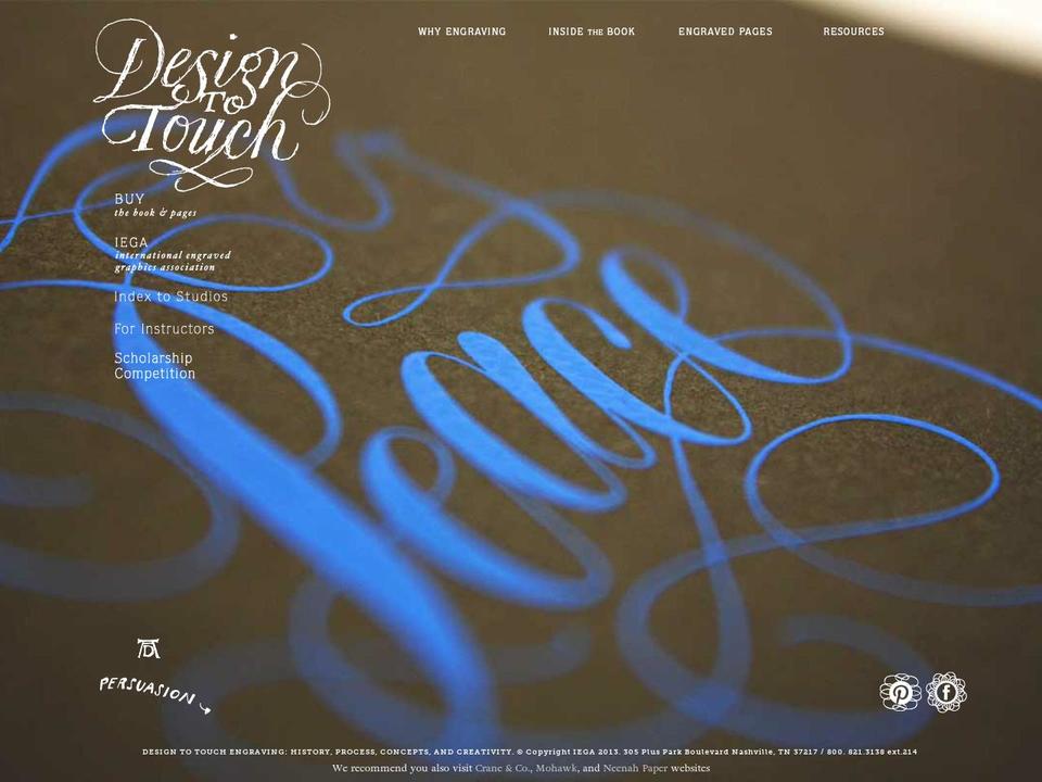 designtotouch.com shopify website screenshot