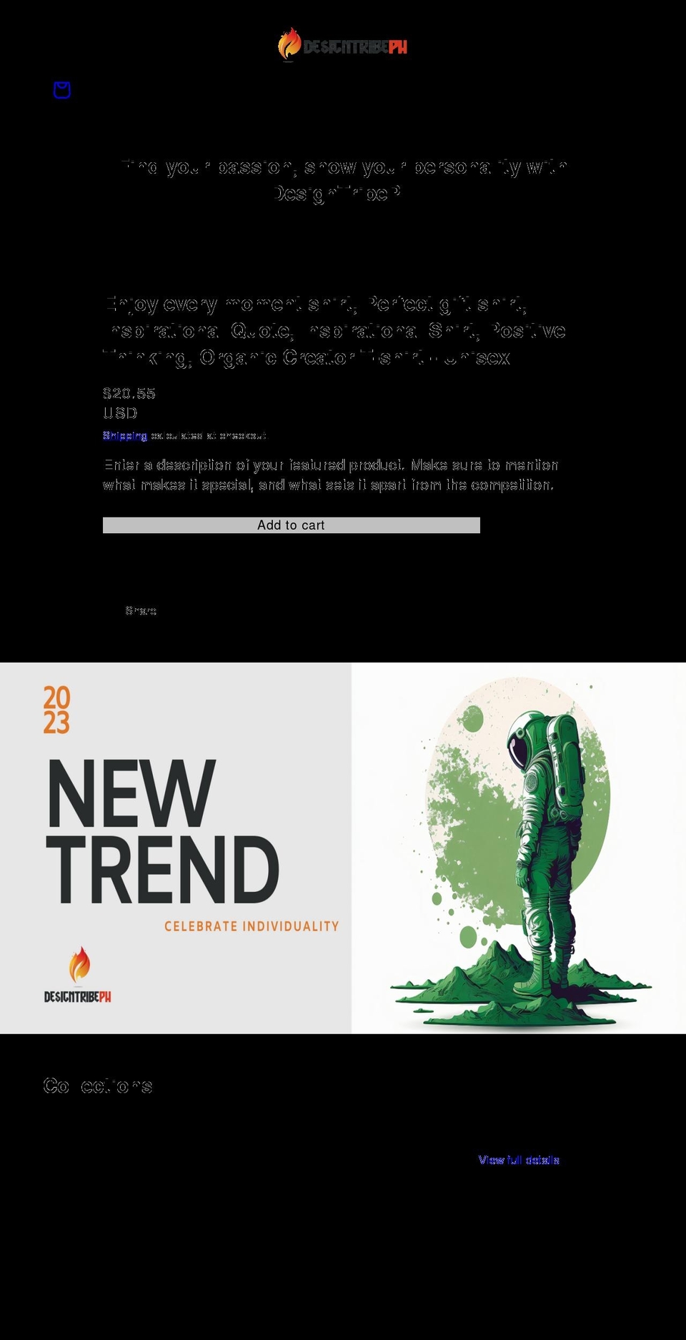 designtribeph.com shopify website screenshot