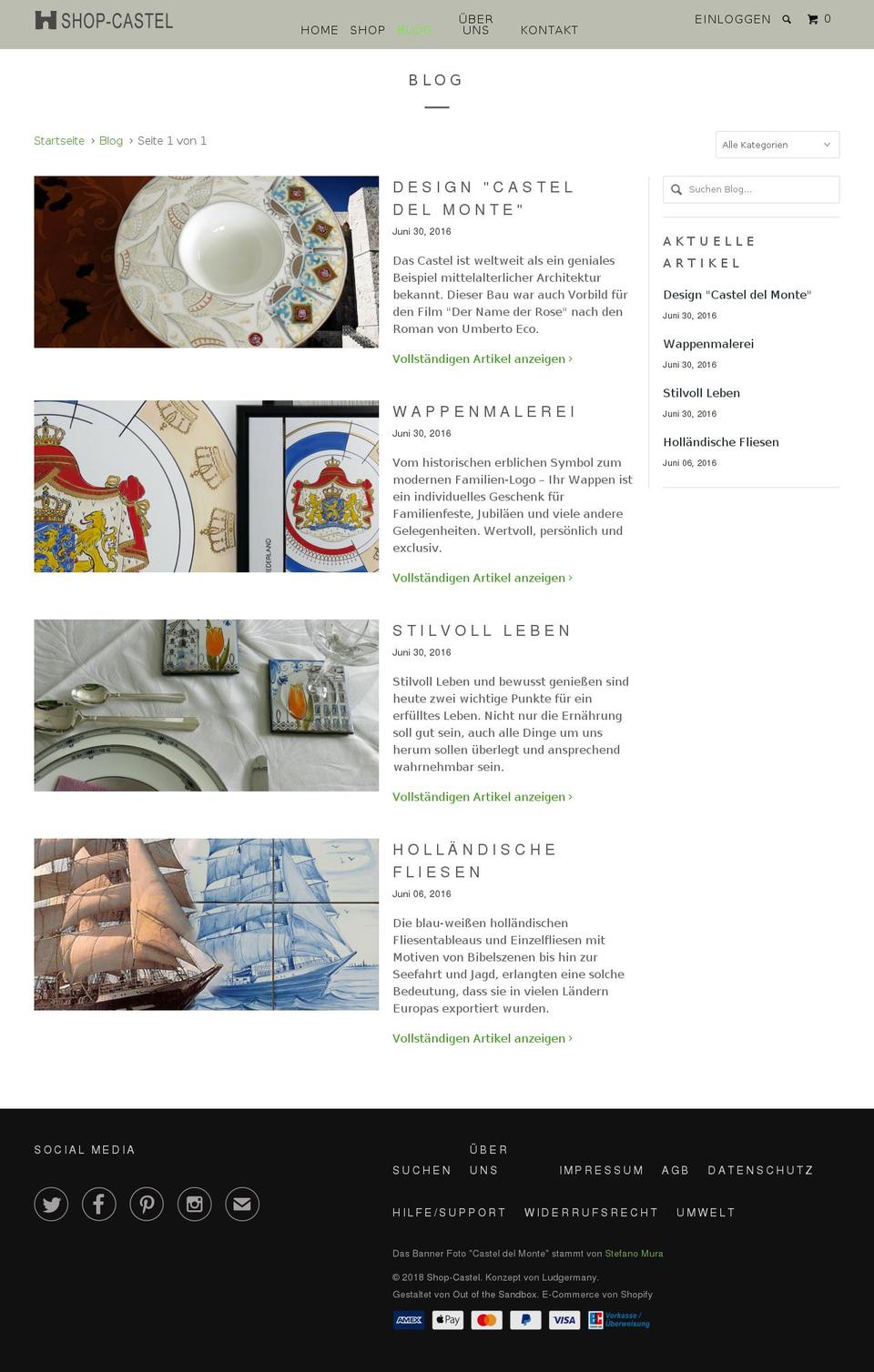 designundmalerei.com — Shopify storefront screenshot