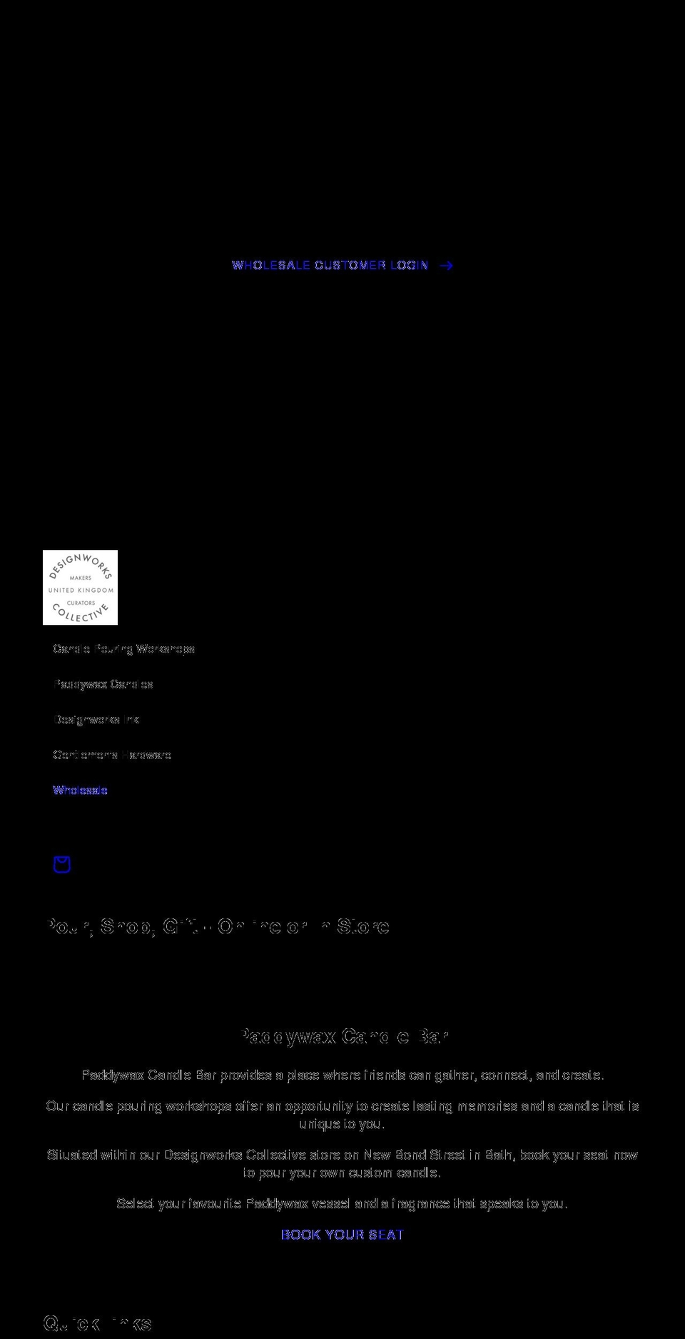 designworkscollective.co.uk shopify website screenshot