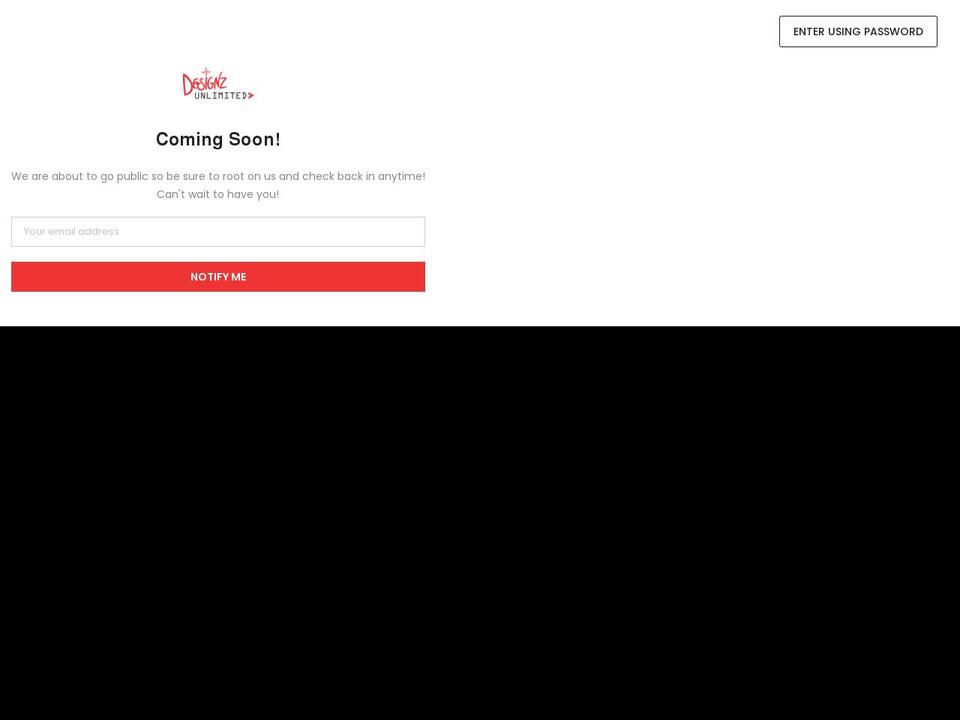 designzunlimited.net shopify website screenshot