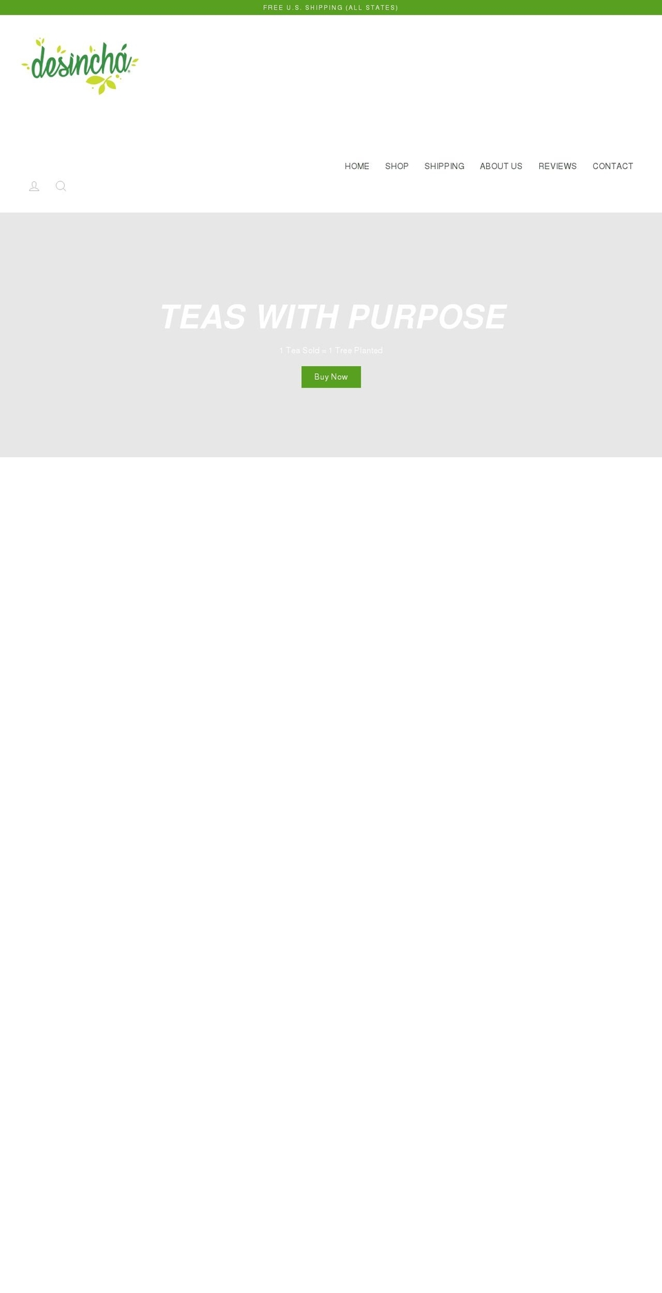 desincha.com shopify website screenshot