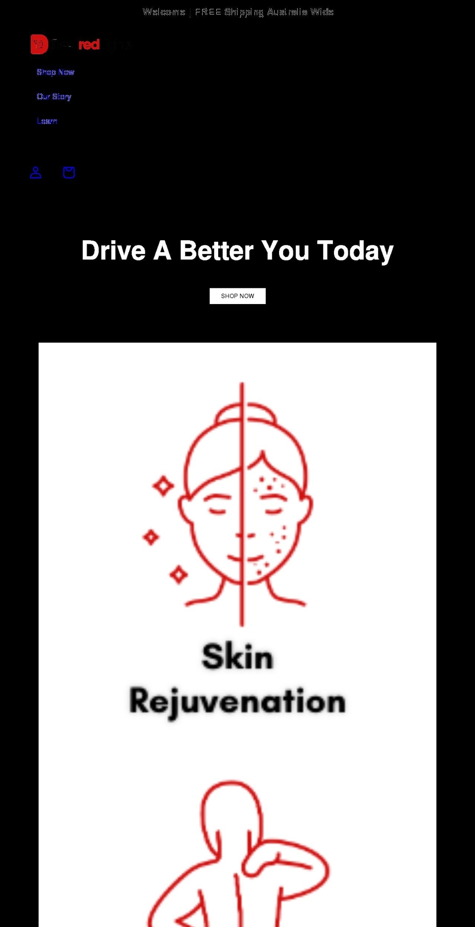 desiredlights.com shopify website screenshot