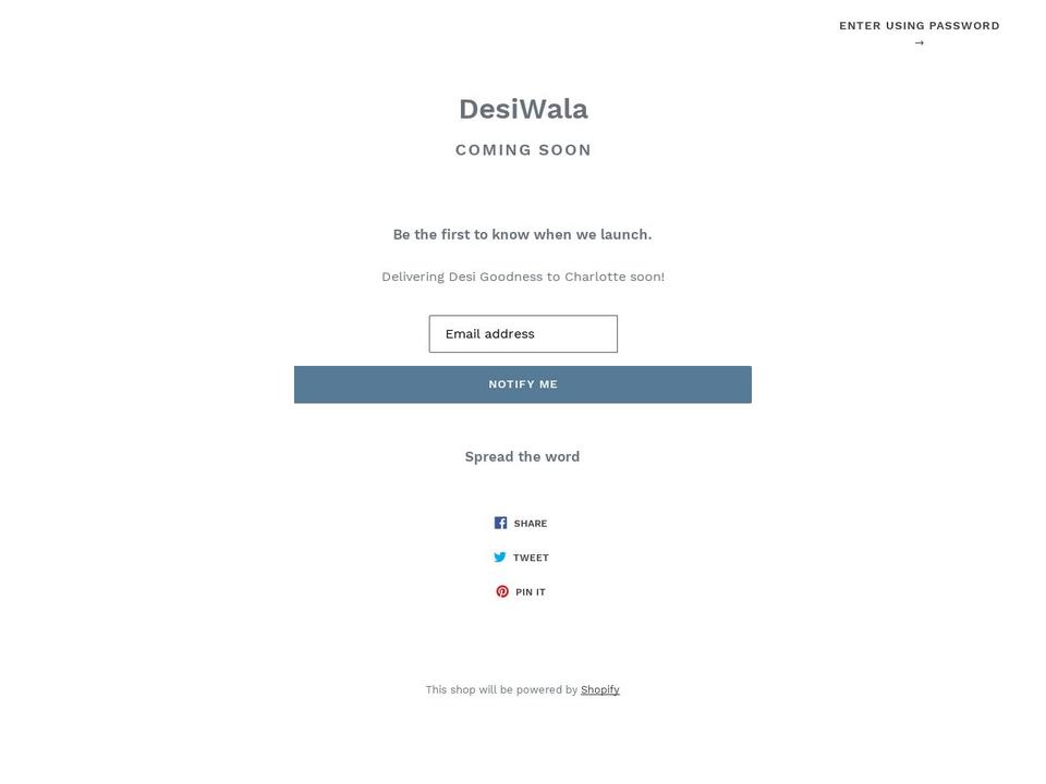 desiwala.com — Shopify storefront screenshot
