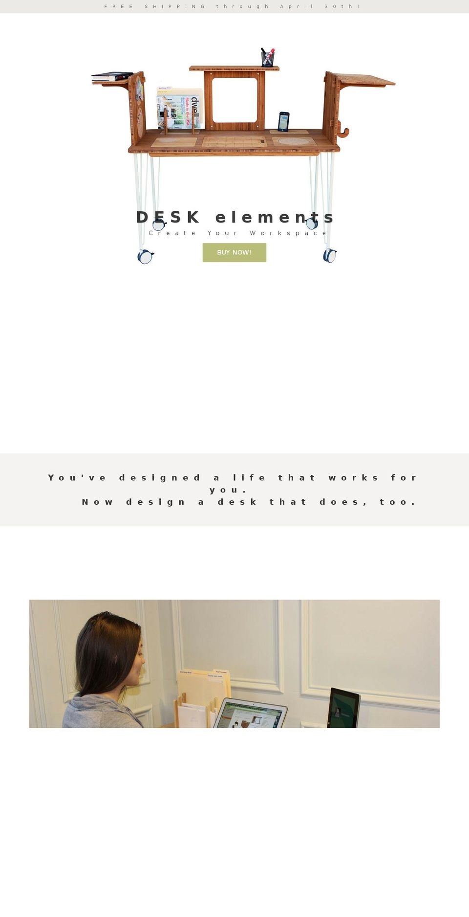 deskelements.com shopify website screenshot