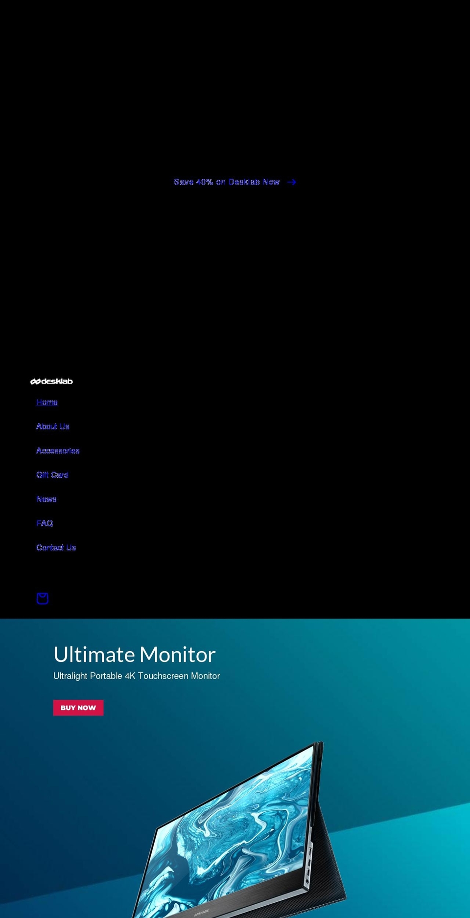 desklabmonitor.com shopify website screenshot
