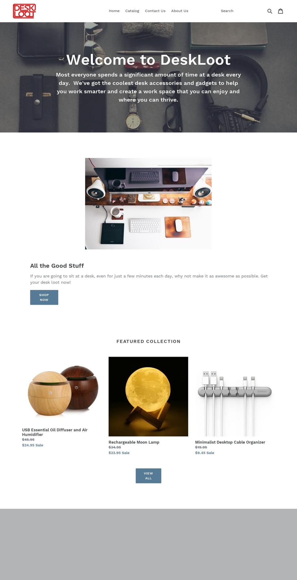 deskloot.com — Shopify storefront screenshot