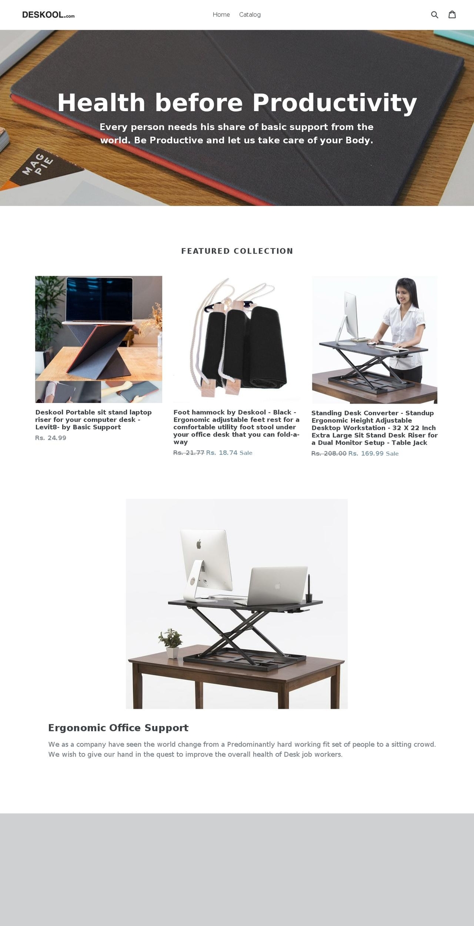 deskool.com — Shopify storefront screenshot