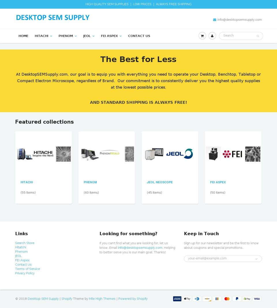 desktopsemsupply.com — Shopify storefront screenshot