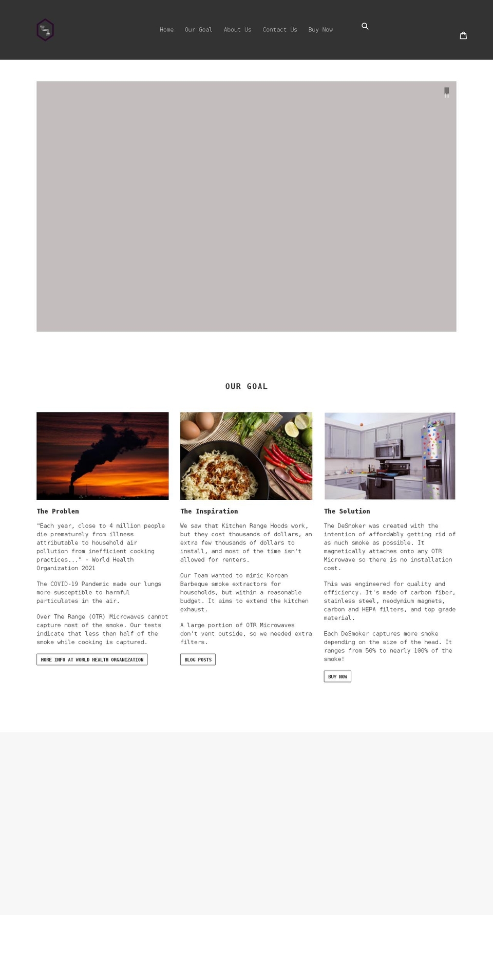 desmoker.com shopify website screenshot
