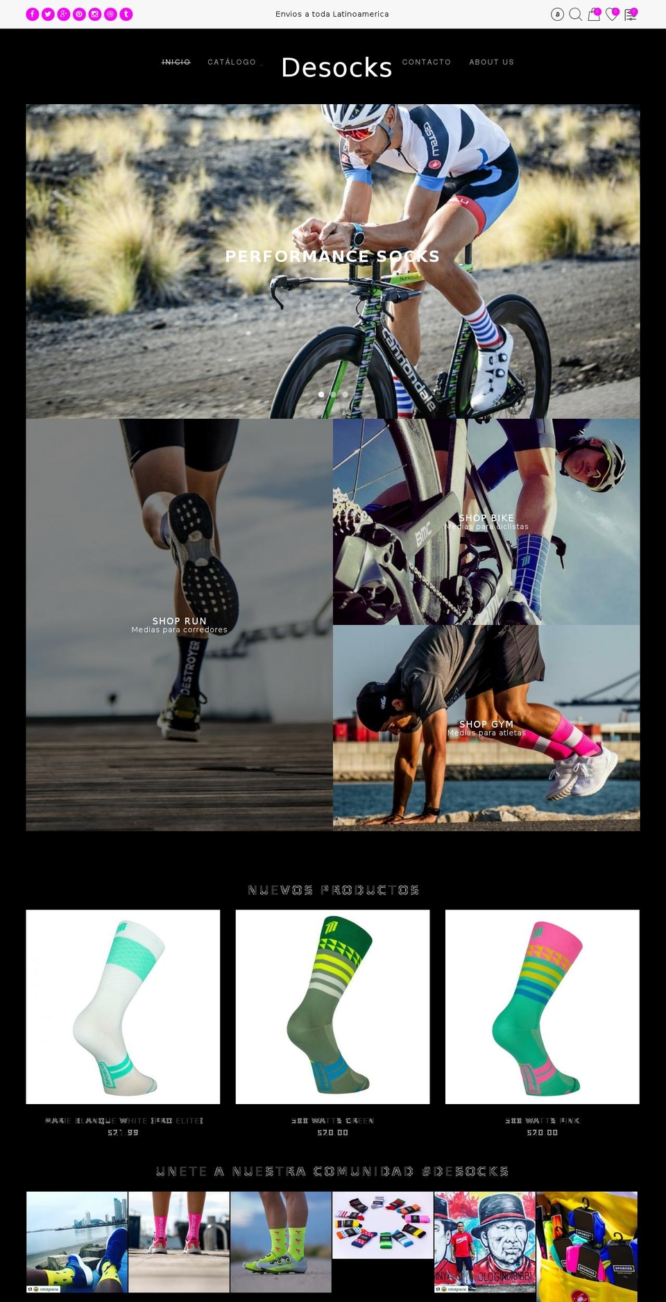 desocks.com — Shopify storefront screenshot