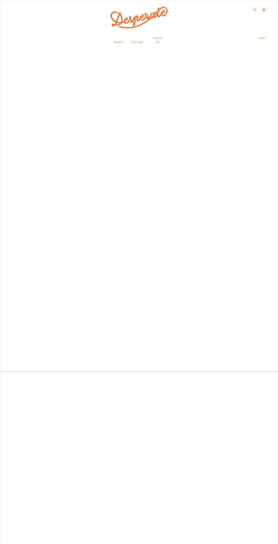 desperatelosangeles.com — Shopify storefront screenshot