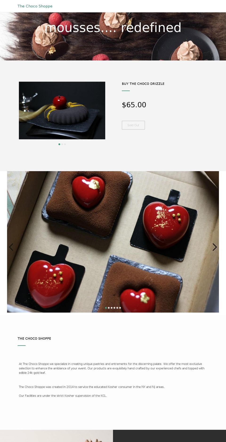 dessertrus.com — Shopify storefront screenshot