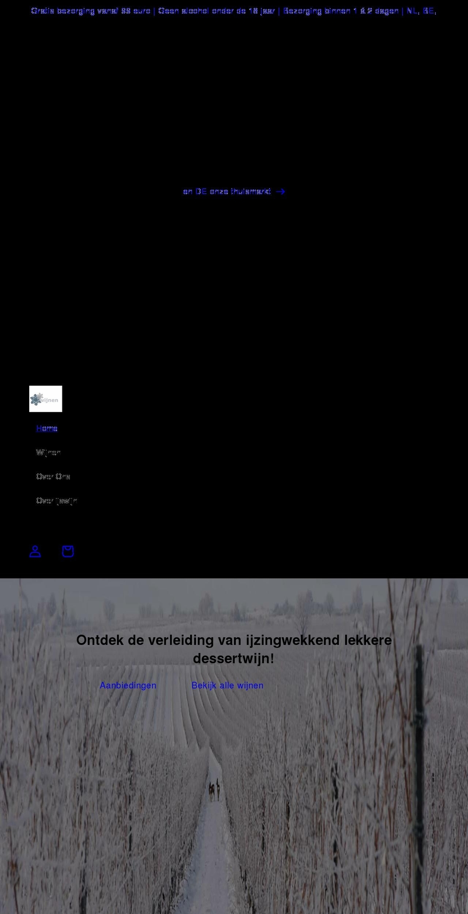 dessertwijn.nl shopify website screenshot