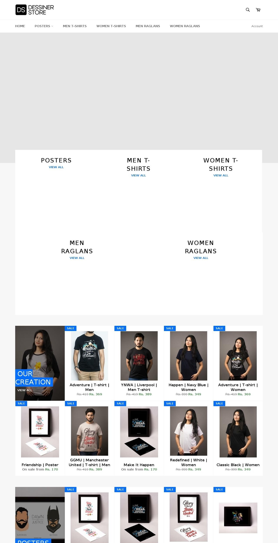 dessinerstore.com — Shopify storefront screenshot