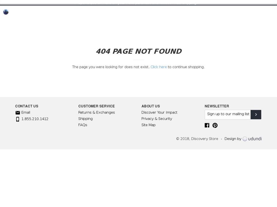 Discovery [Master] by Udundi 05.02.17 Shopify theme site example destinationamericastore.com