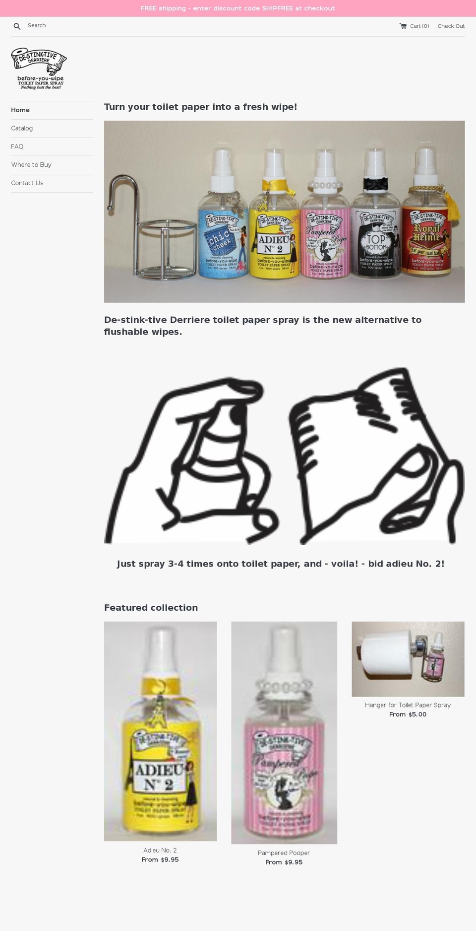 destinktive.com — Shopify storefront screenshot