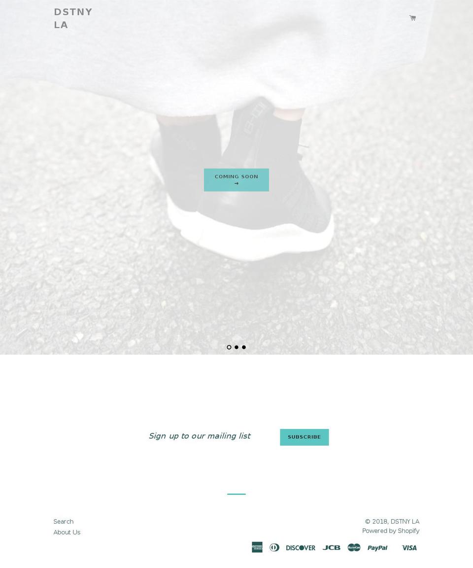 destinylosangeles.com shopify website screenshot