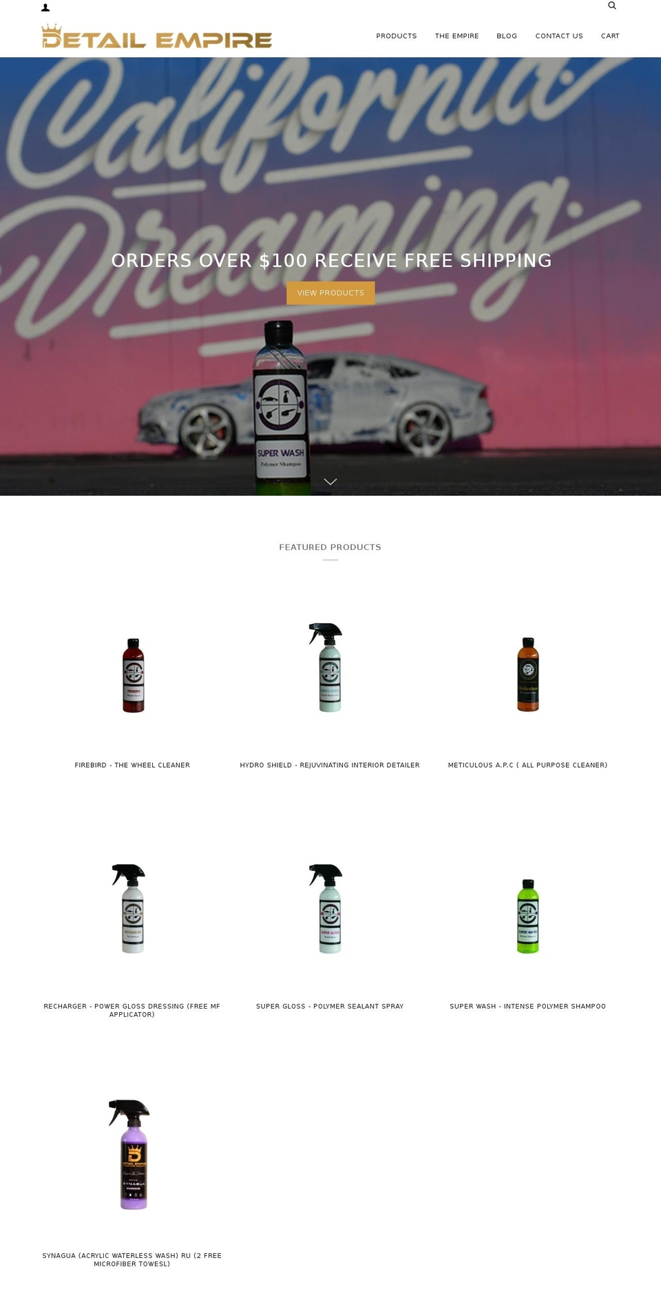 detailempire.com shopify website screenshot