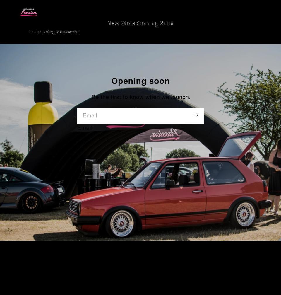 detailerspassion.com shopify website screenshot