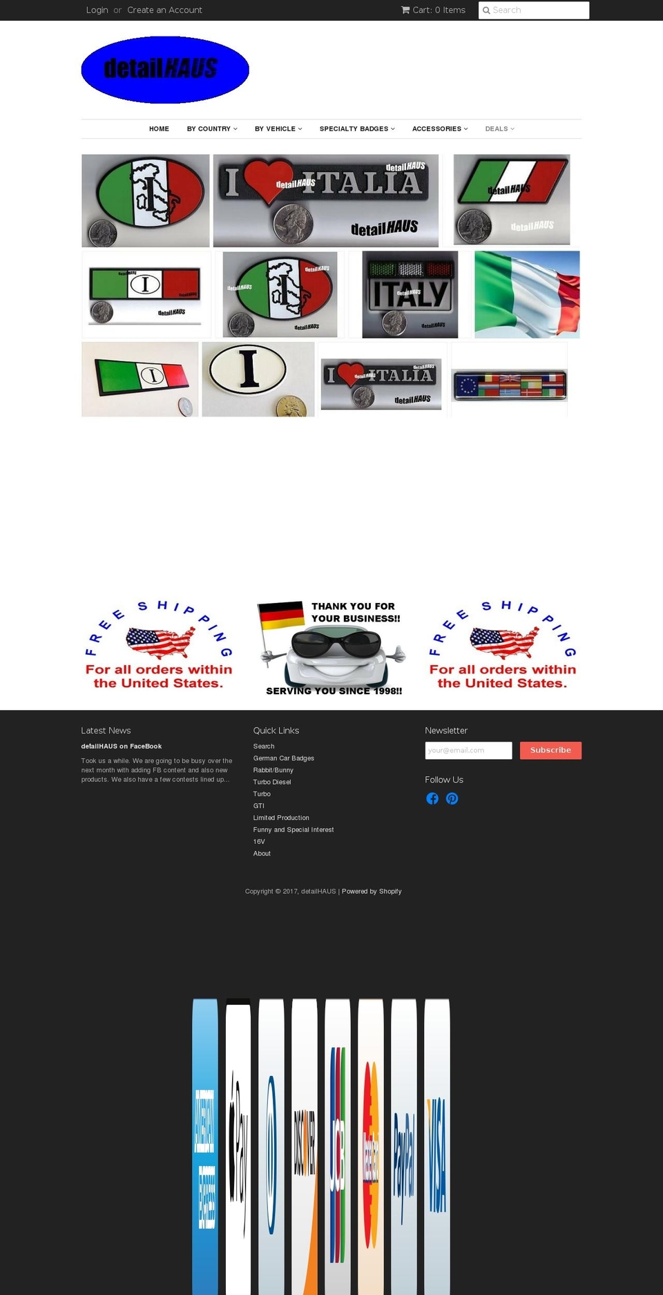 detailhaus.com shopify website screenshot