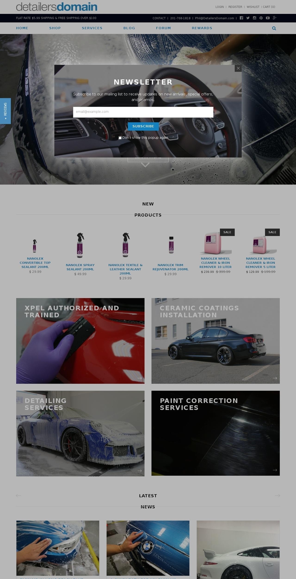 detailers-domainmain Shopify theme site example detailing.myshopify.com