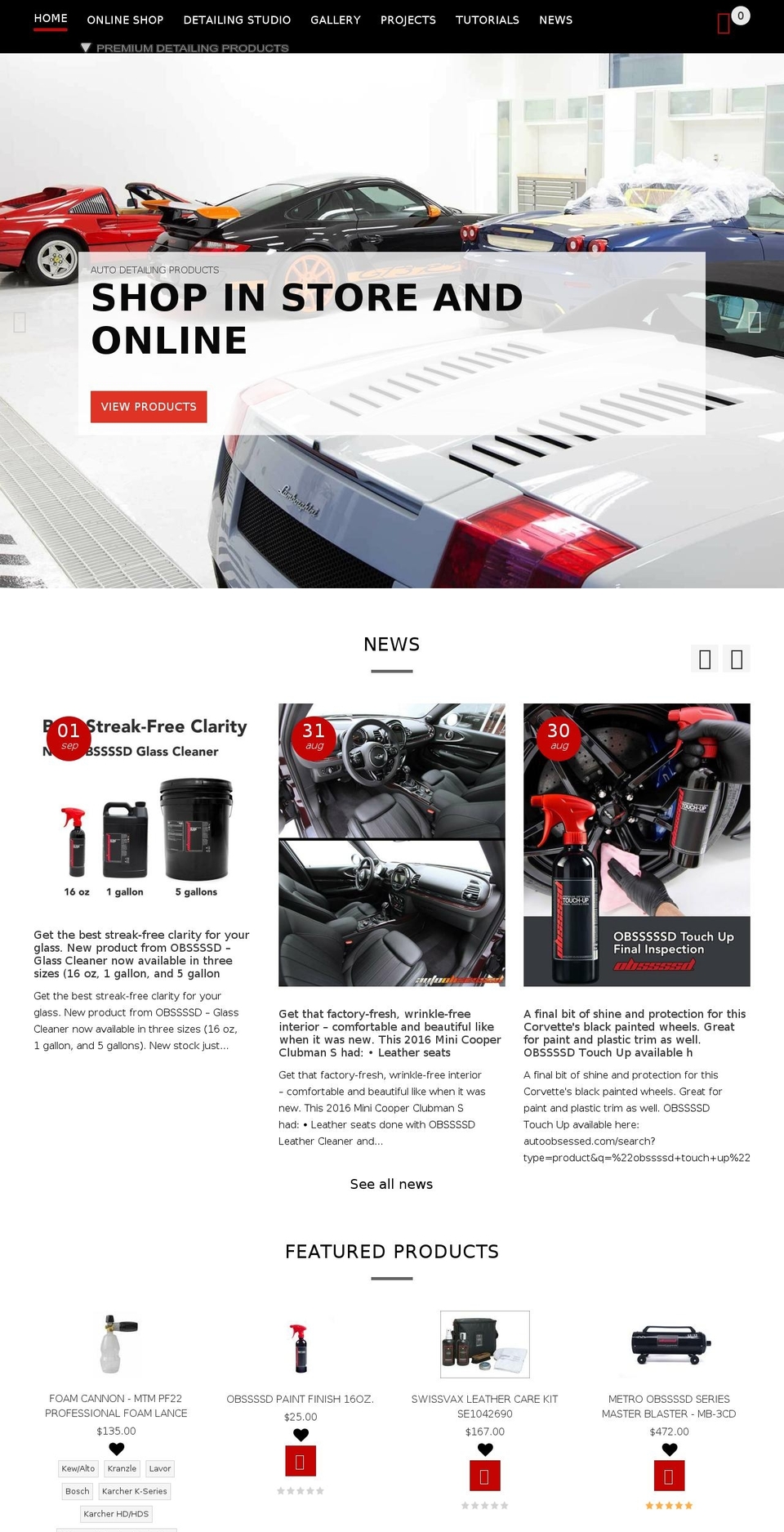 detailingstudio.net shopify website screenshot