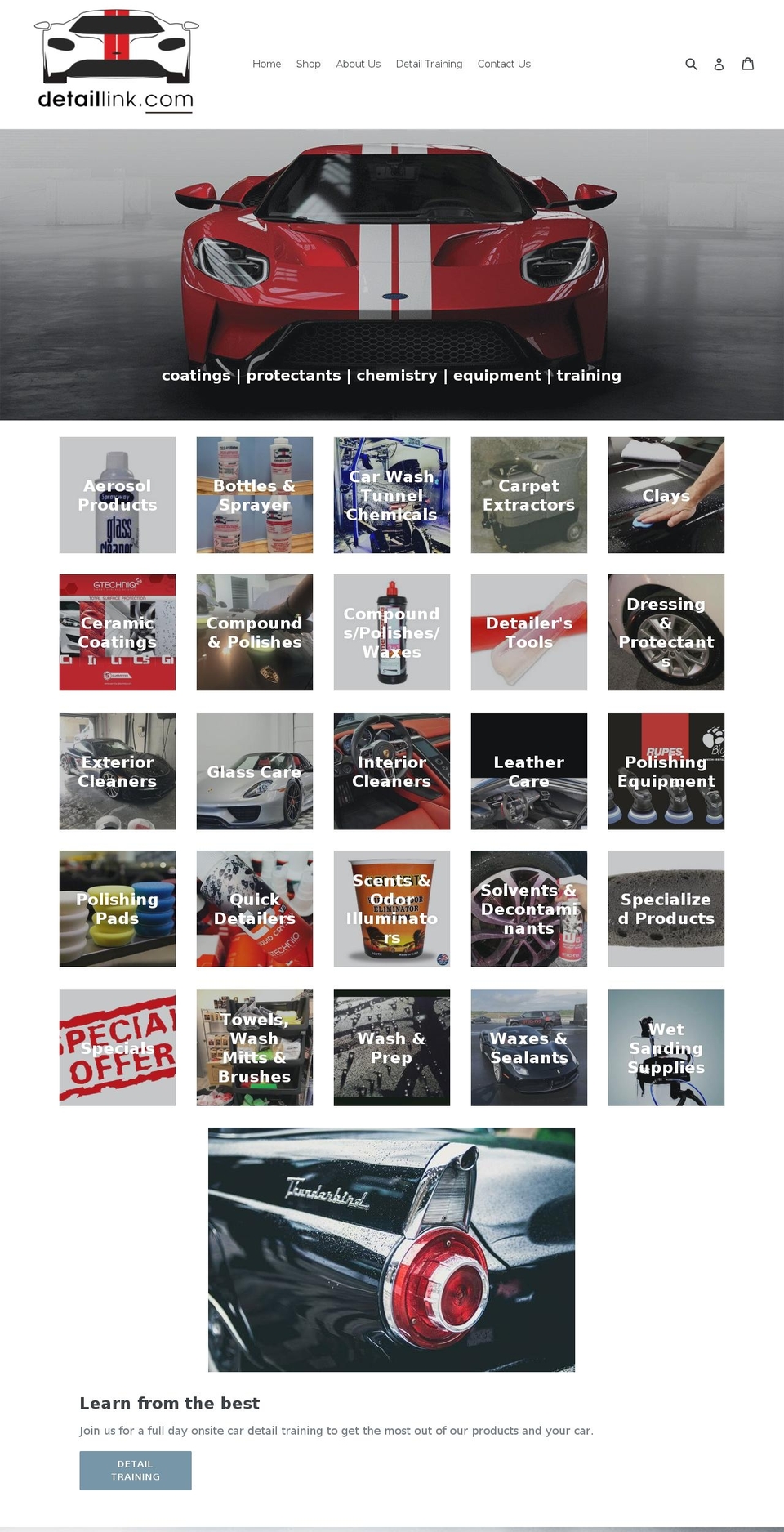 detaillink.org shopify website screenshot