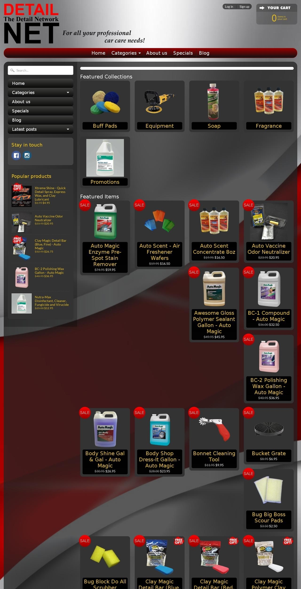 detailnet.myshopify.com shopify website screenshot