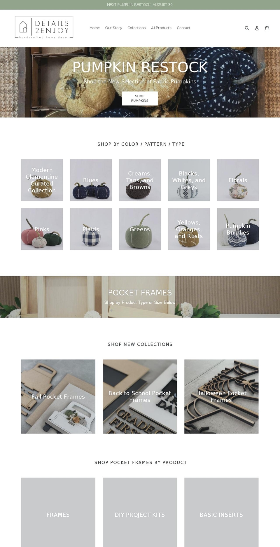 detailstoenjoy.com — Shopify storefront screenshot