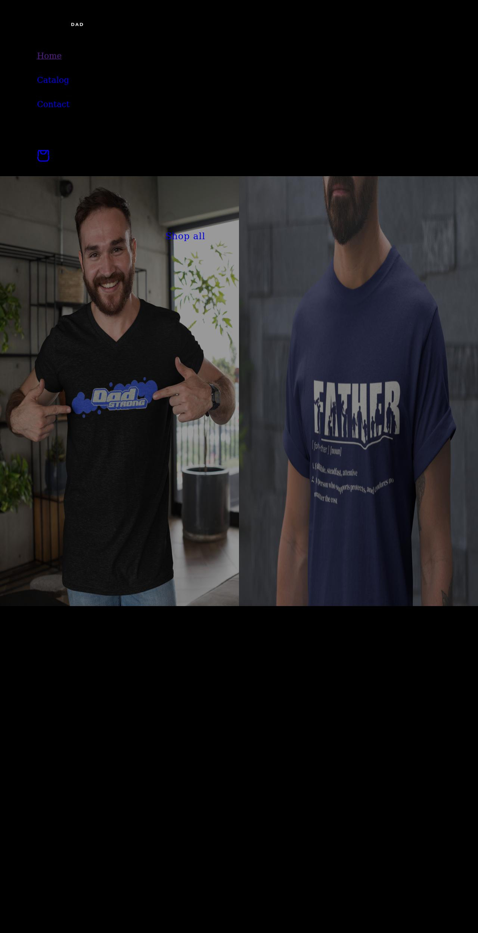 determineddad.com shopify website screenshot