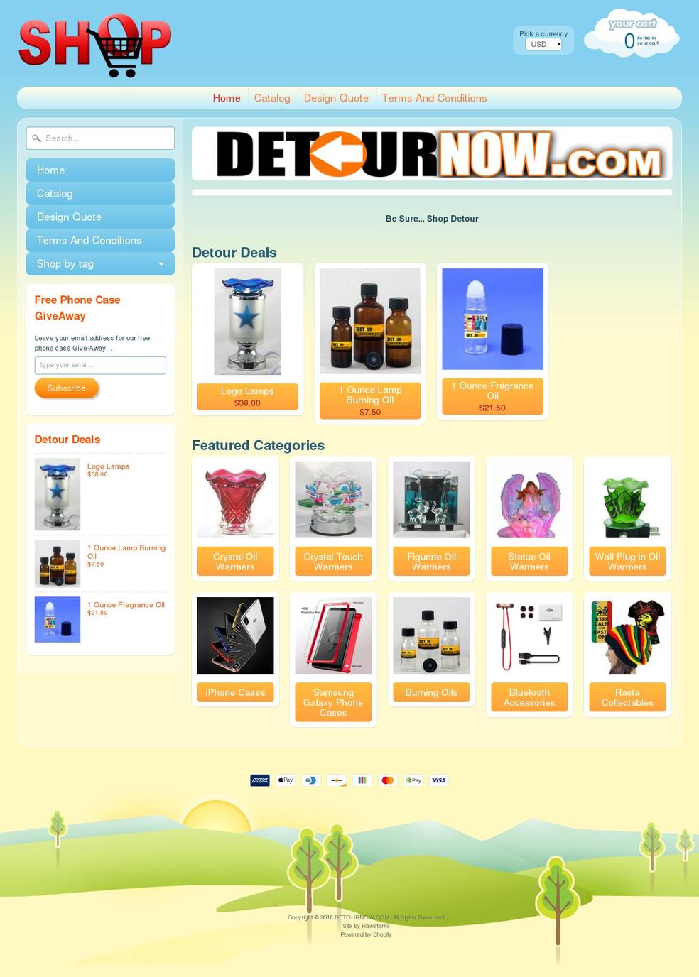detournow.com — Shopify storefront screenshot
