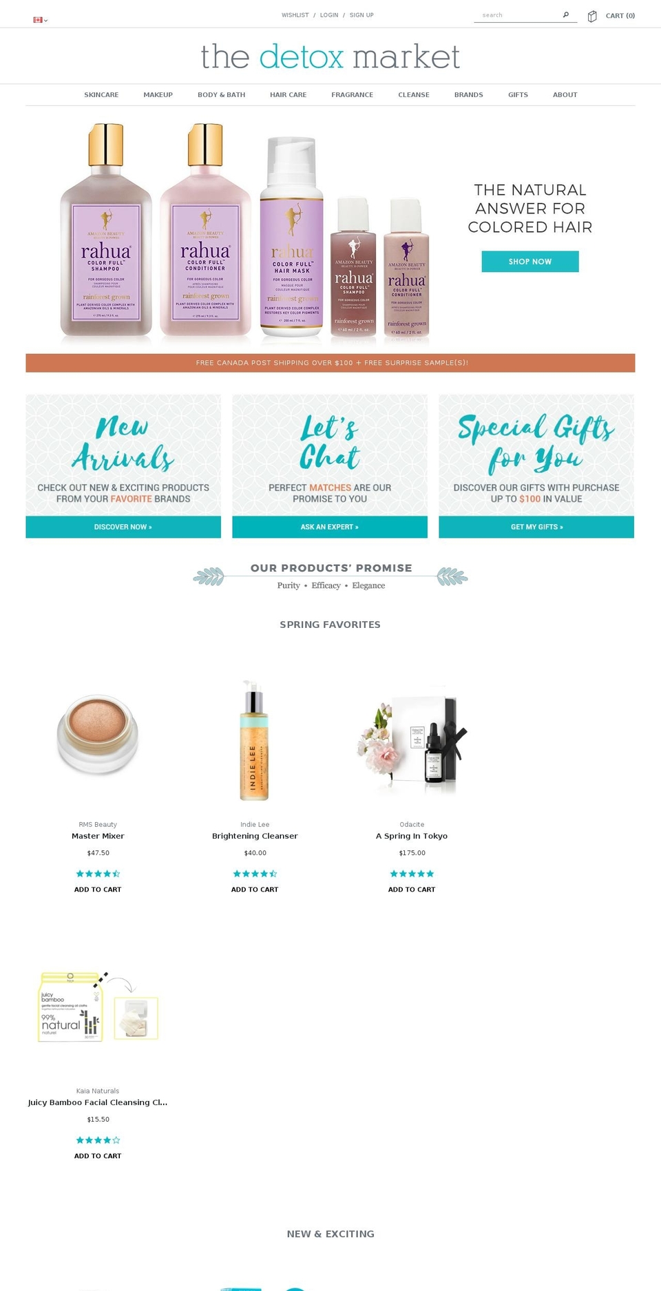 detoxmarket.ca shopify website screenshot