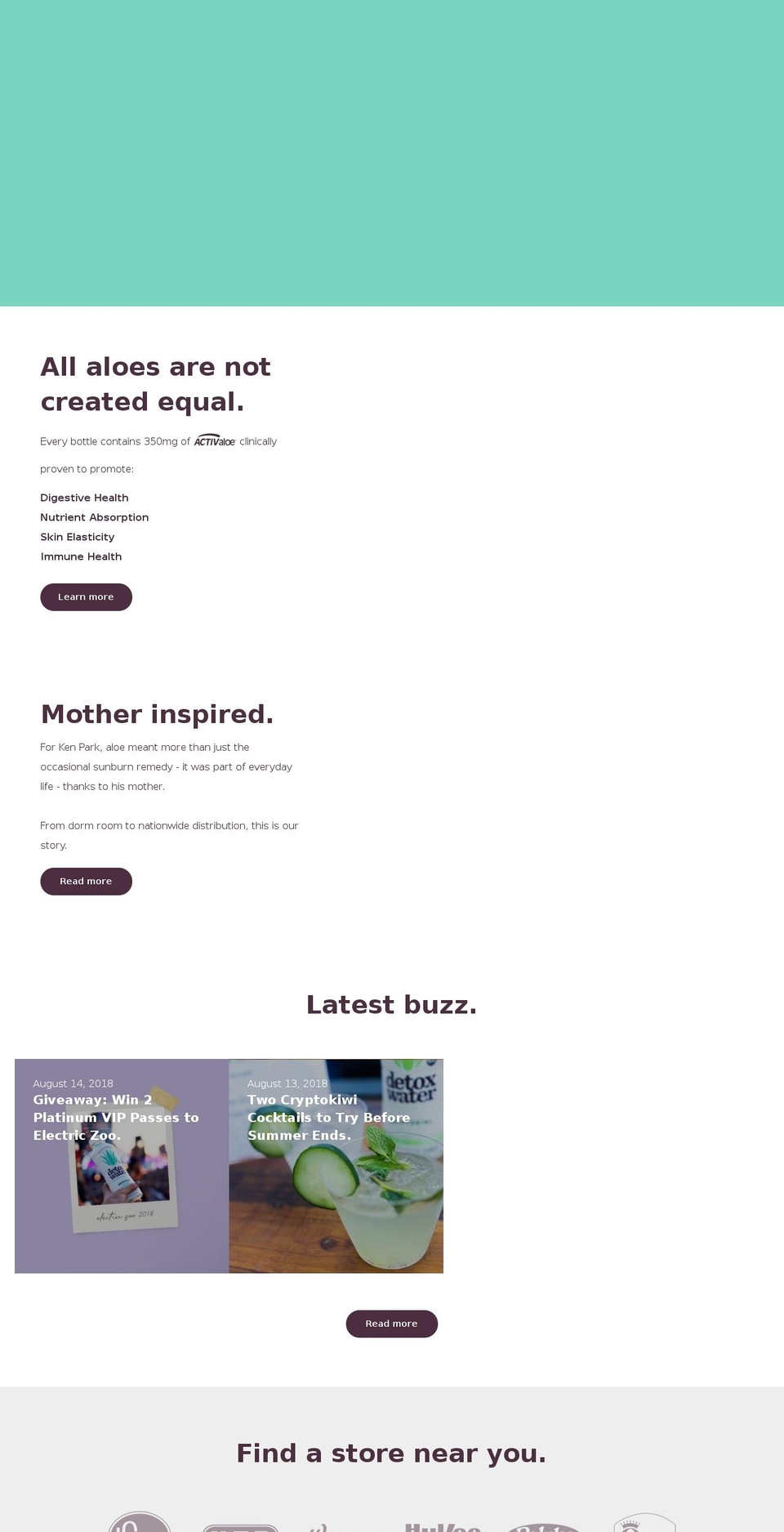 detoxwater.com — Shopify storefront screenshot