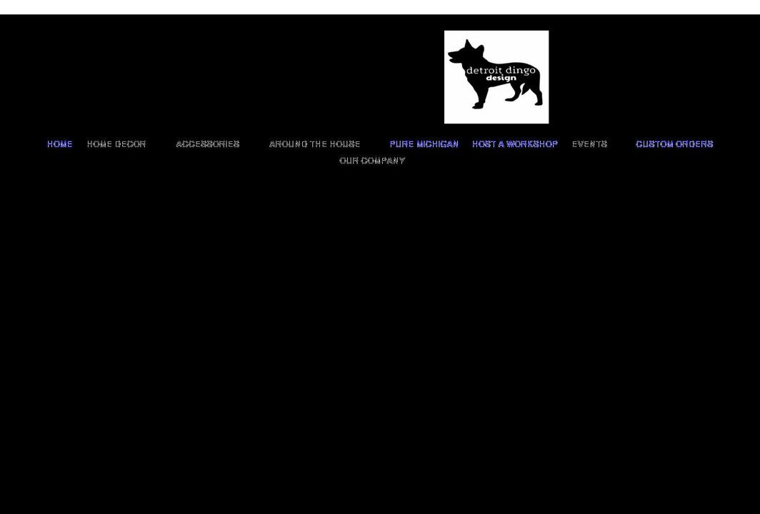 detroitdingodesign.com shopify website screenshot