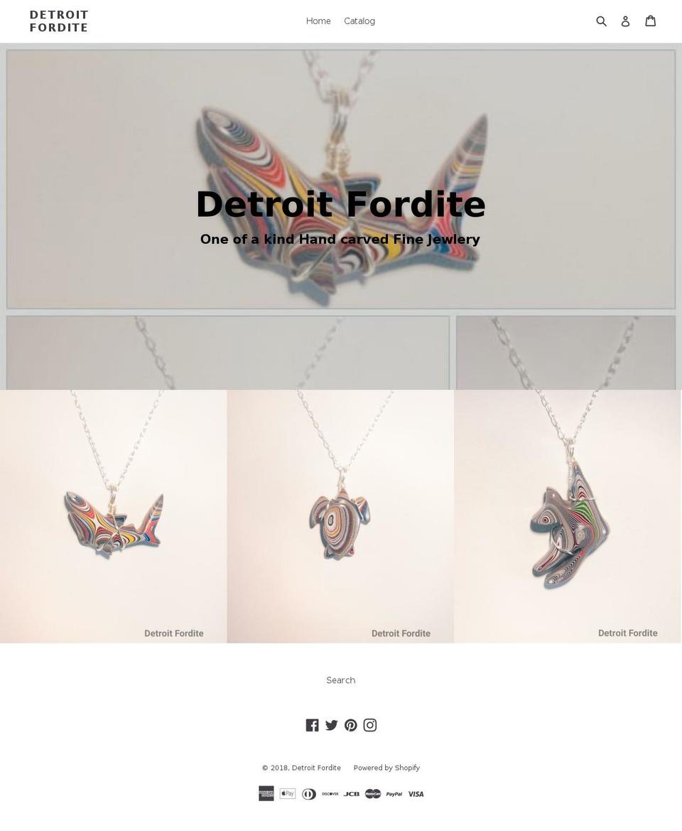 detroitfordite.com shopify website screenshot