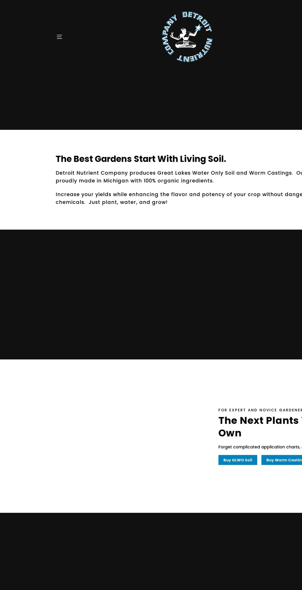 detroitnutrientcompany.com shopify website screenshot