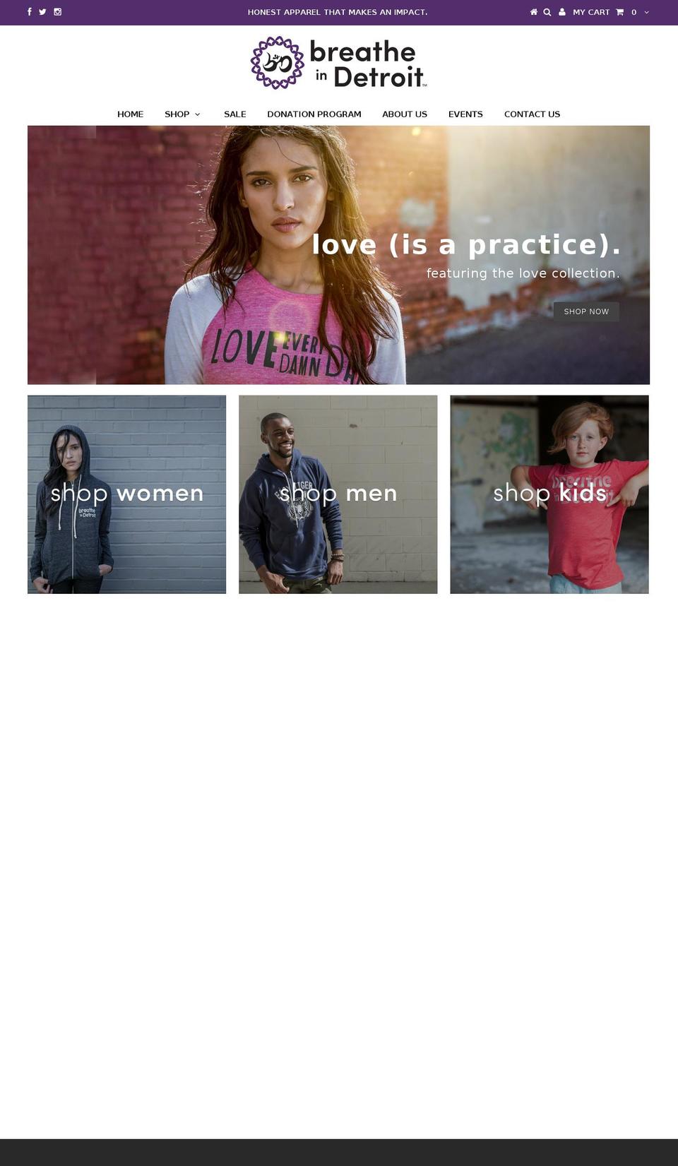 detroitom.com — Shopify storefront screenshot