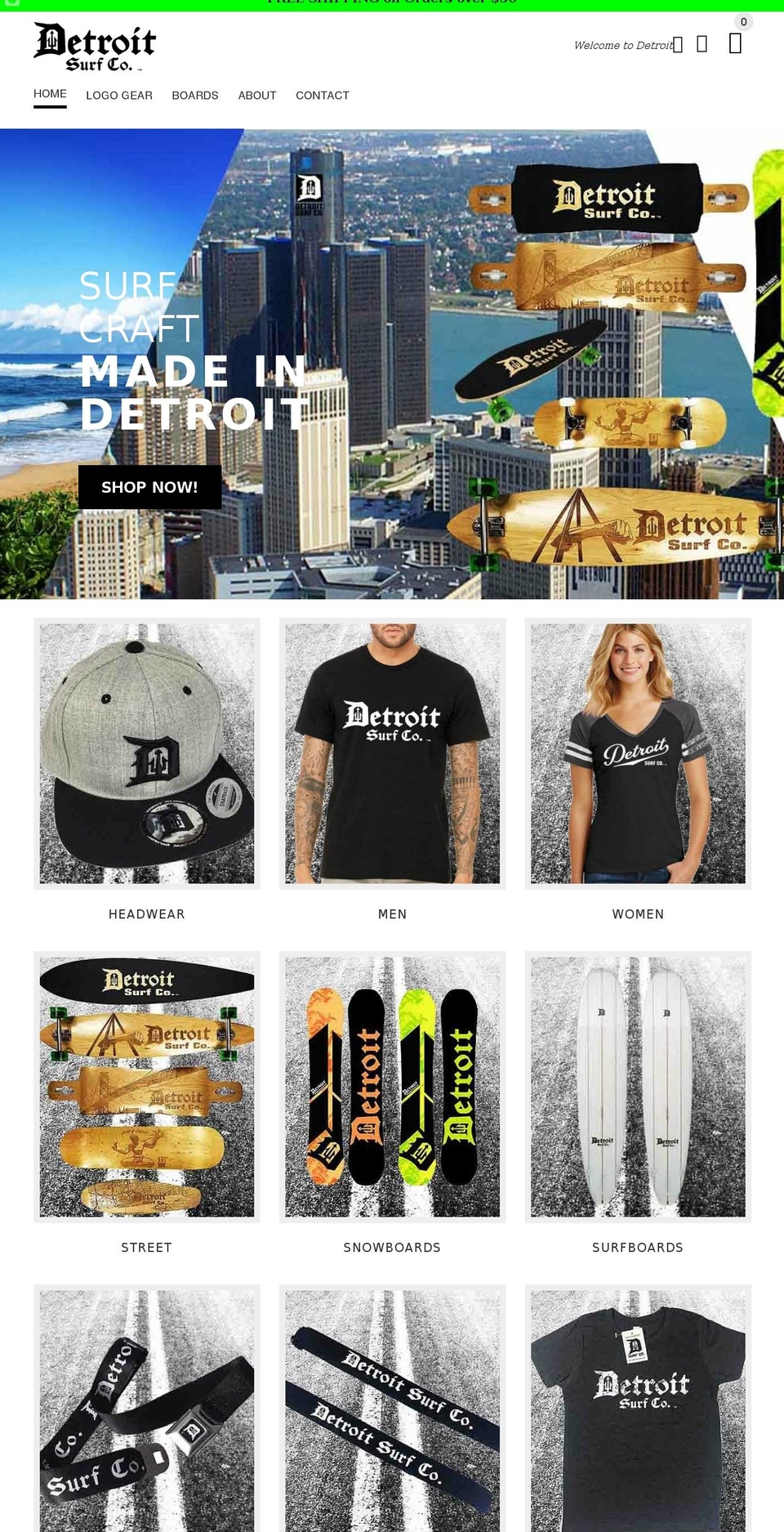 yourstore-v1-4-8 Shopify theme site example detroitsk8.com