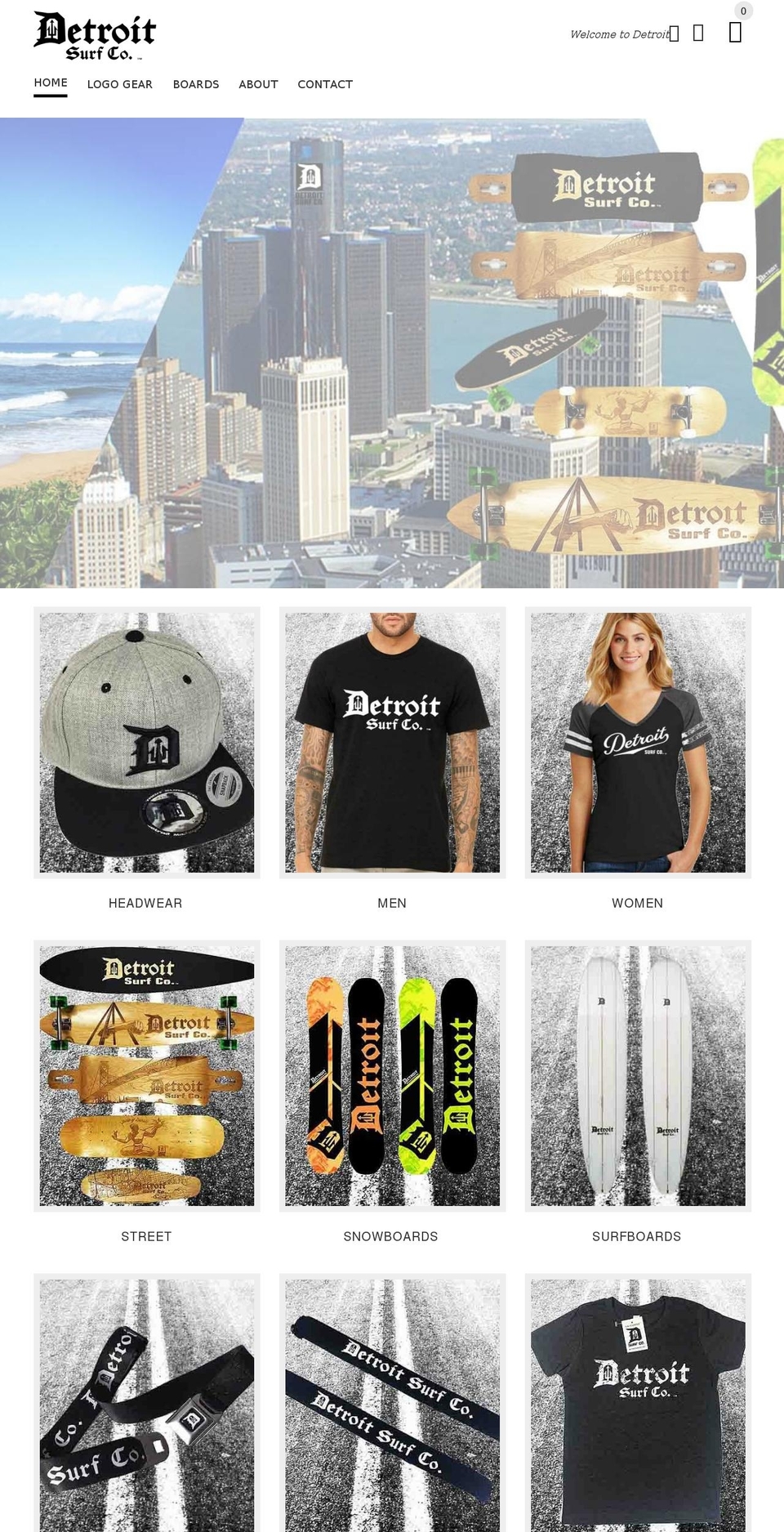 yourstore-v1-4-8 Shopify theme site example detroitsurfboards.com
